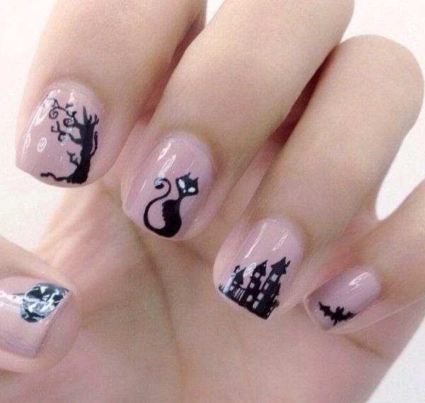 50 Cool Halloween Nail Art Ideas