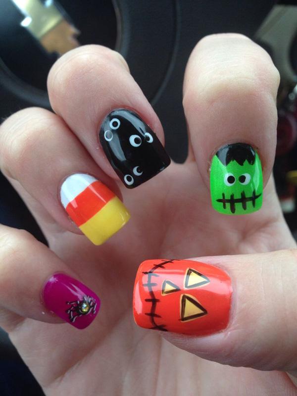 50 Cool Halloween Nail Art Ideas