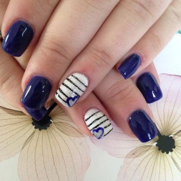 70+ Heart Nail Designs