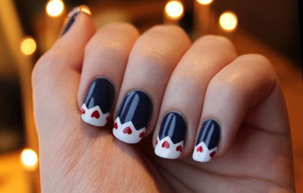 70+ Heart Nail Designs