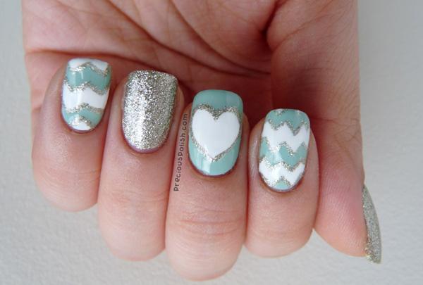 70+ Heart Nail Designs