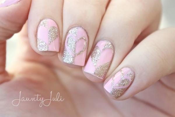 70+ Heart Nail Designs