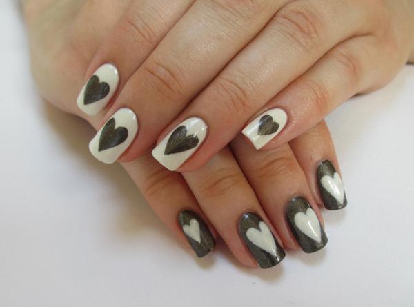 70+ Heart Nail Designs