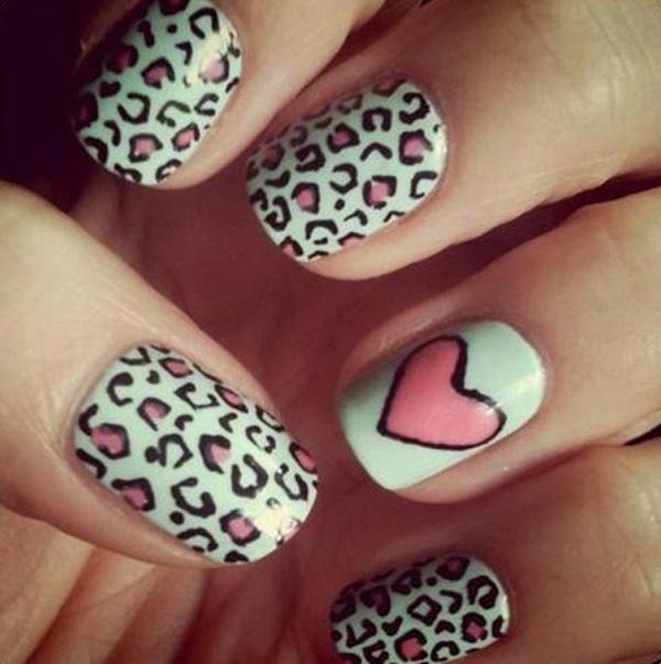 70+ Heart Nail Designs
