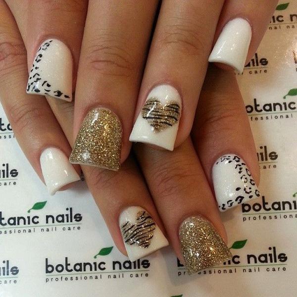 70+ Heart Nail Designs