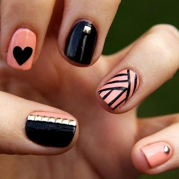 70+ Heart Nail Designs