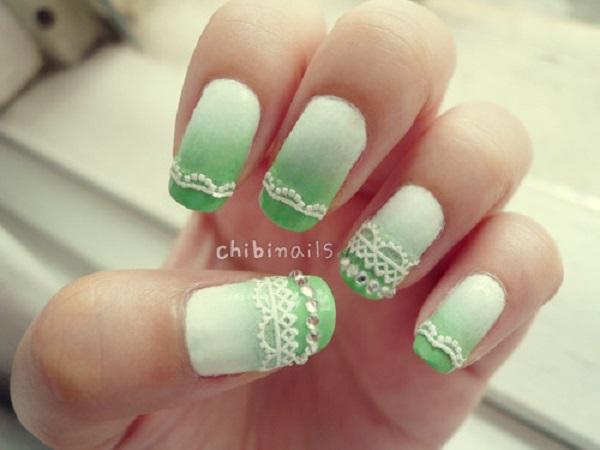 45+ Lace Nail Designs