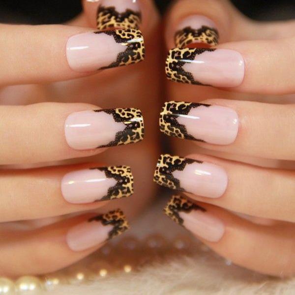 45+ Lace Nail Designs
