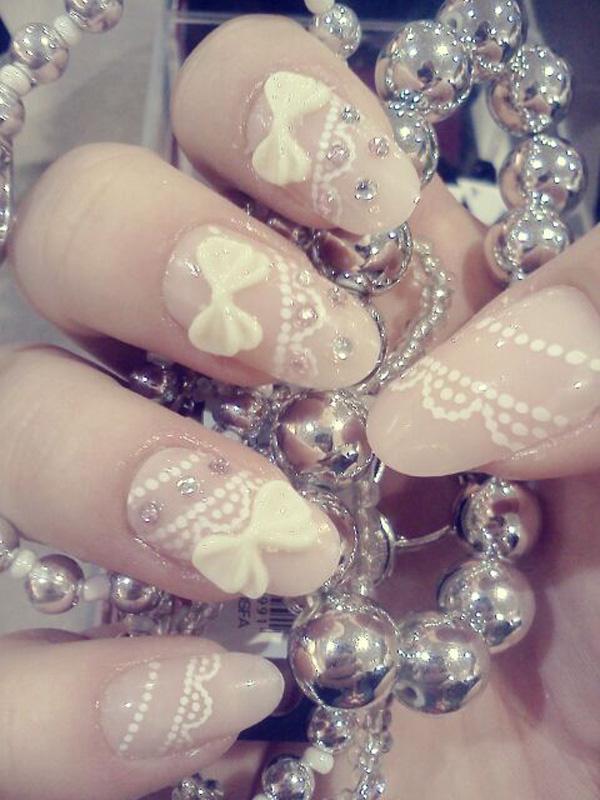 45+ Lace Nail Designs