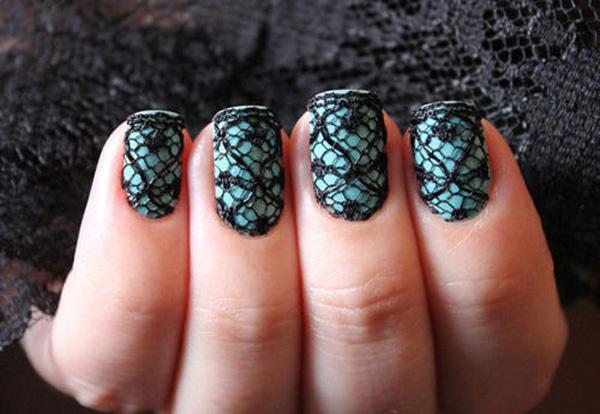 45+ Lace Nail Designs
