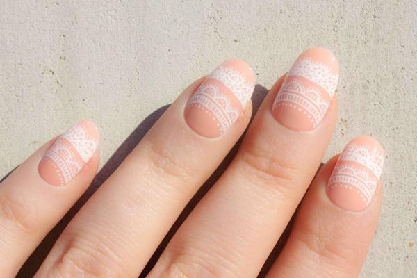 45+ Lace Nail Designs