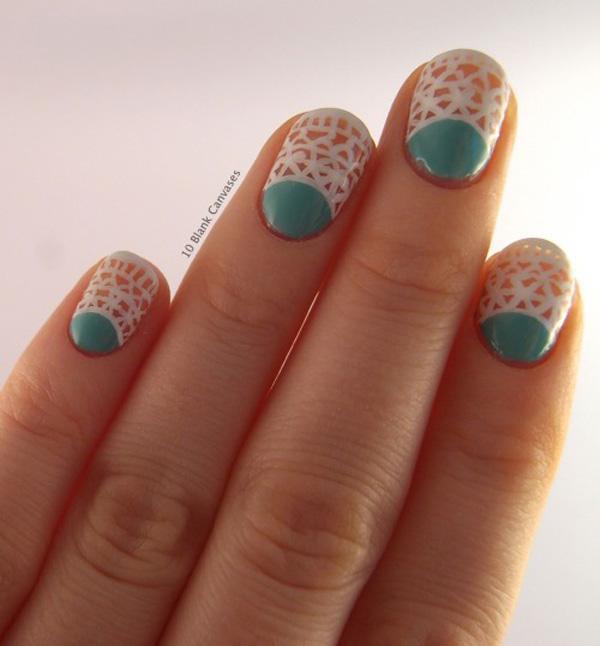 45+ Lace Nail Designs