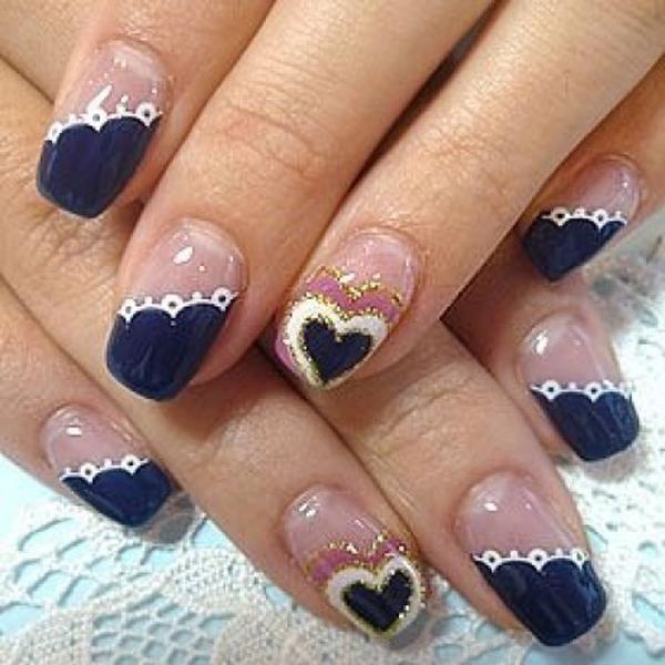 45+ Lace Nail Designs