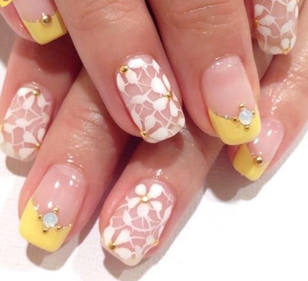 45+ Lace Nail Designs