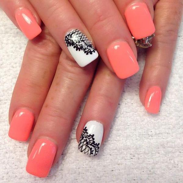 45+ Lace Nail Designs