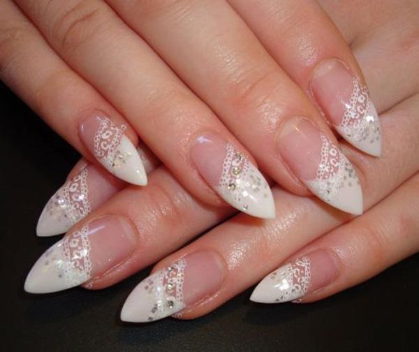 45+ Lace Nail Designs
