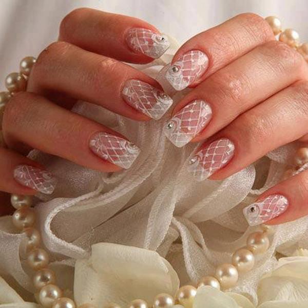 45+ Lace Nail Designs