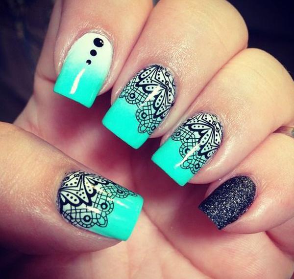 45+ Lace Nail Designs