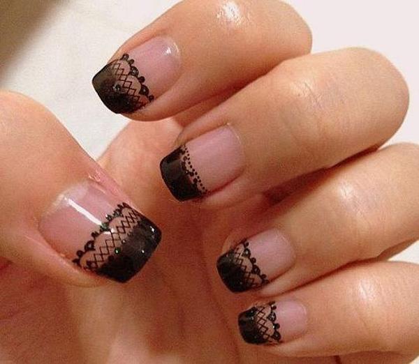 45+ Lace Nail Designs