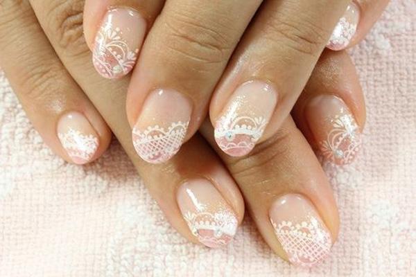 45+ Lace Nail Designs