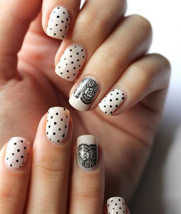 45+ Lace Nail Designs