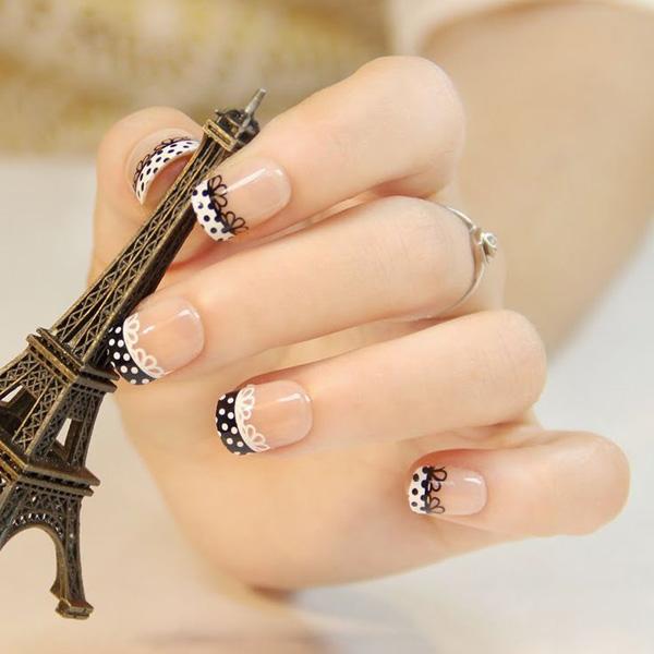 45+ Lace Nail Designs