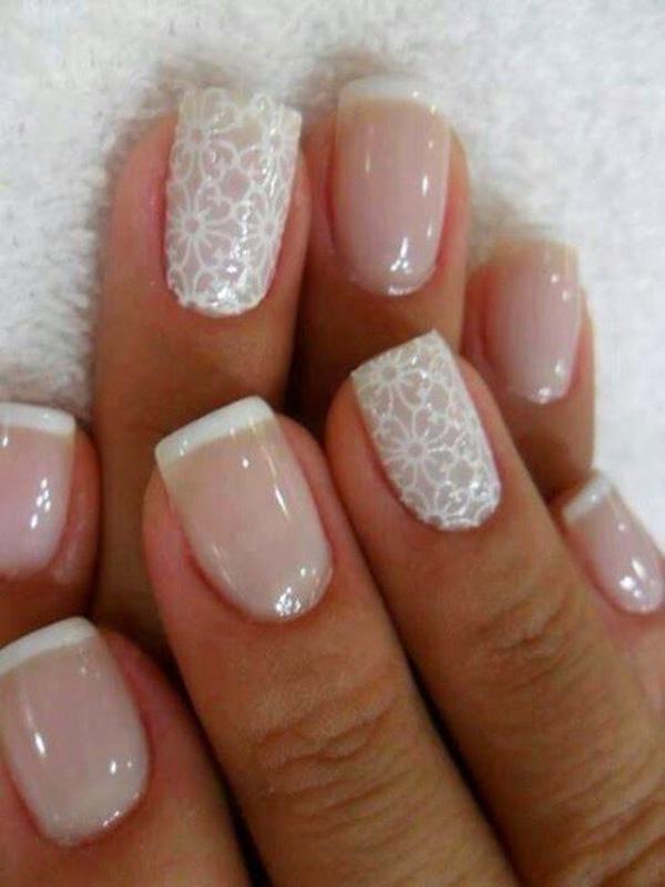45+ Lace Nail Designs