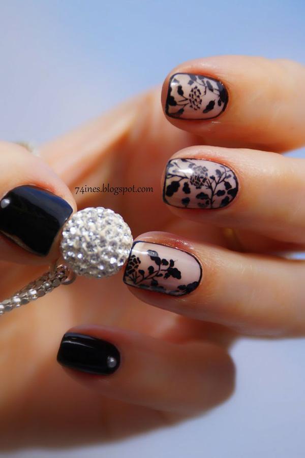 45+ Lace Nail Designs