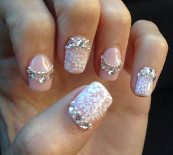 45+ Lace Nail Designs