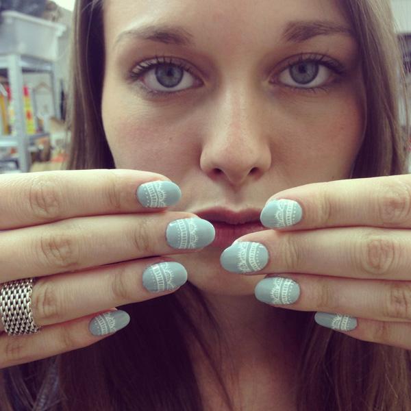 45+ Lace Nail Designs