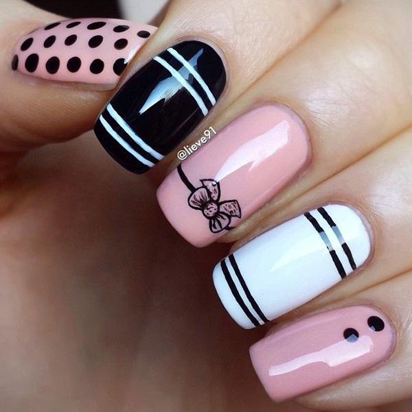 50+ Cute Bow Nail Designs