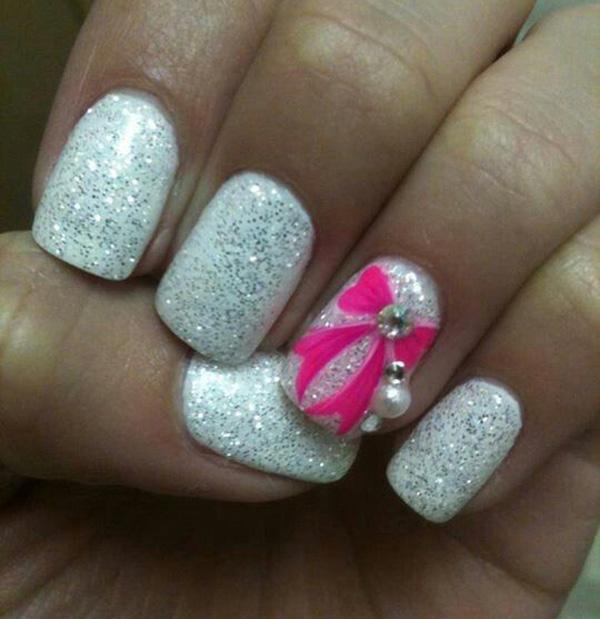 50+ Cute Bow Nail Designs
