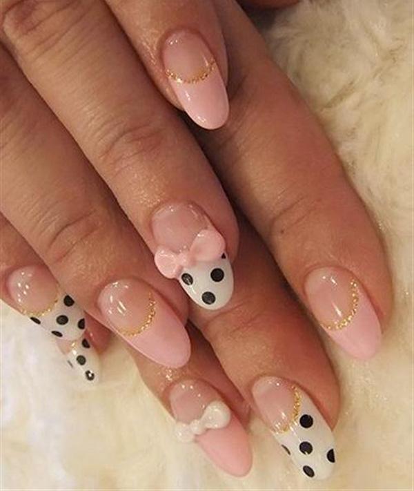 50+ Cute Bow Nail Designs