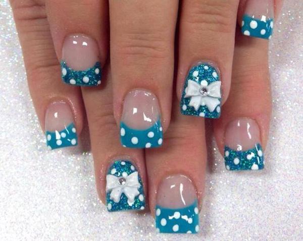 50+ Cute Bow Nail Designs