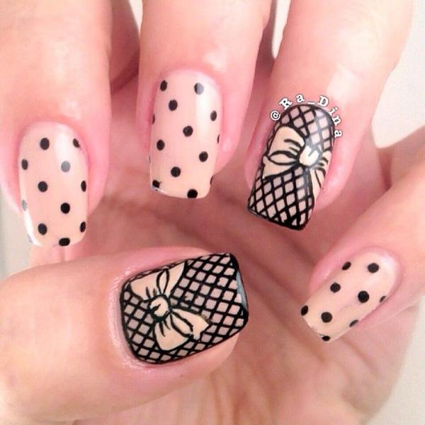 50+ Cute Bow Nail Designs