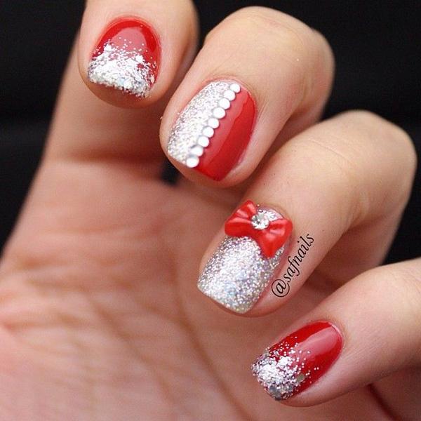 50+ Cute Bow Nail Designs