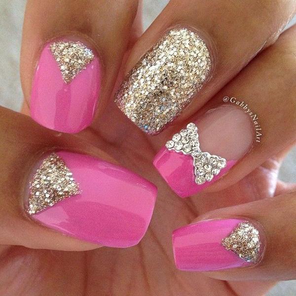 50+ Cute Bow Nail Designs