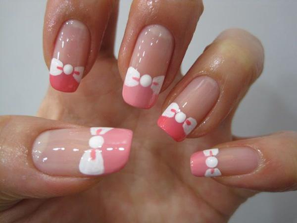 50+ Cute Bow Nail Designs