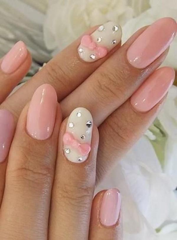 50+ Cute Bow Nail Designs