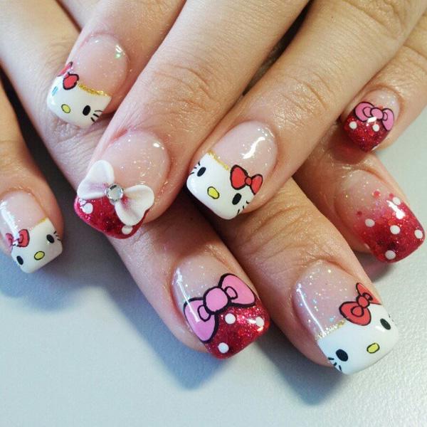 50+ Cute Bow Nail Designs