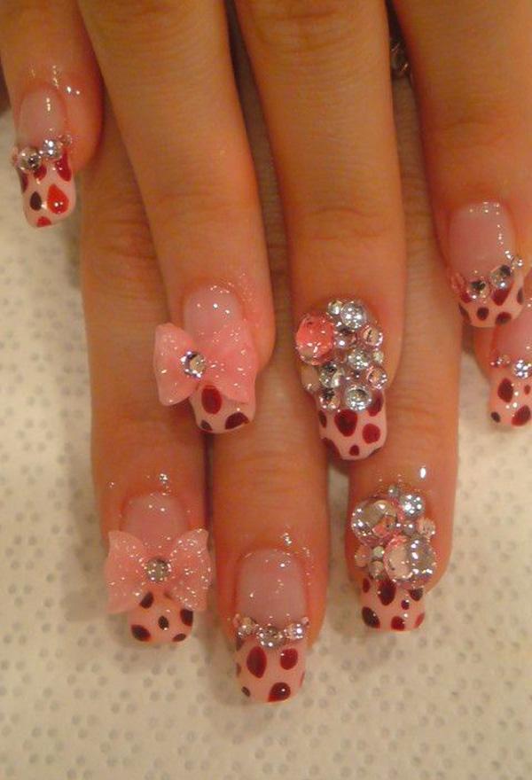 50+ Cute Bow Nail Designs