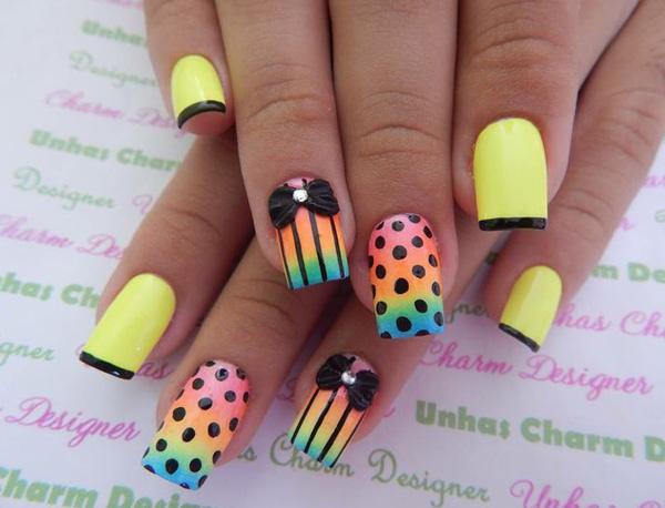 50+ Cute Bow Nail Designs
