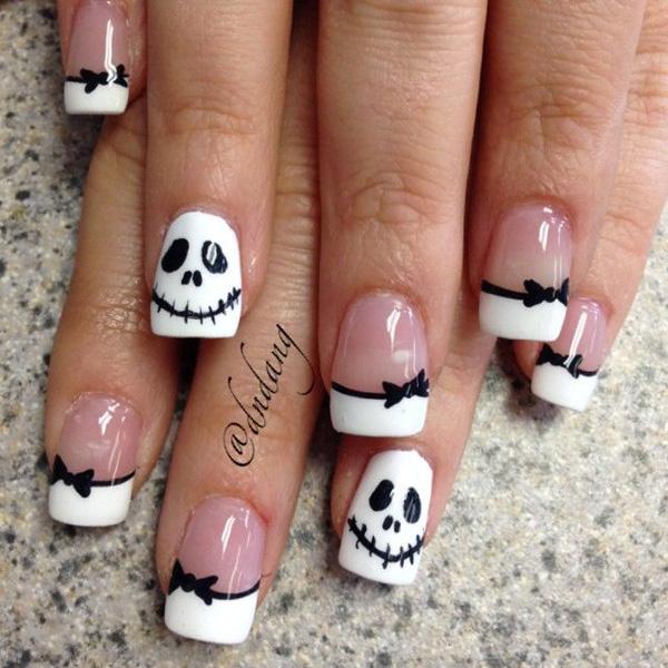 60 Examples of Black and White Nail Art