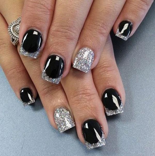 60 Examples of Black and White Nail Art