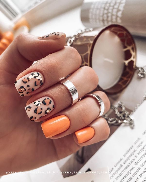 50 Cheetah Nail Designs