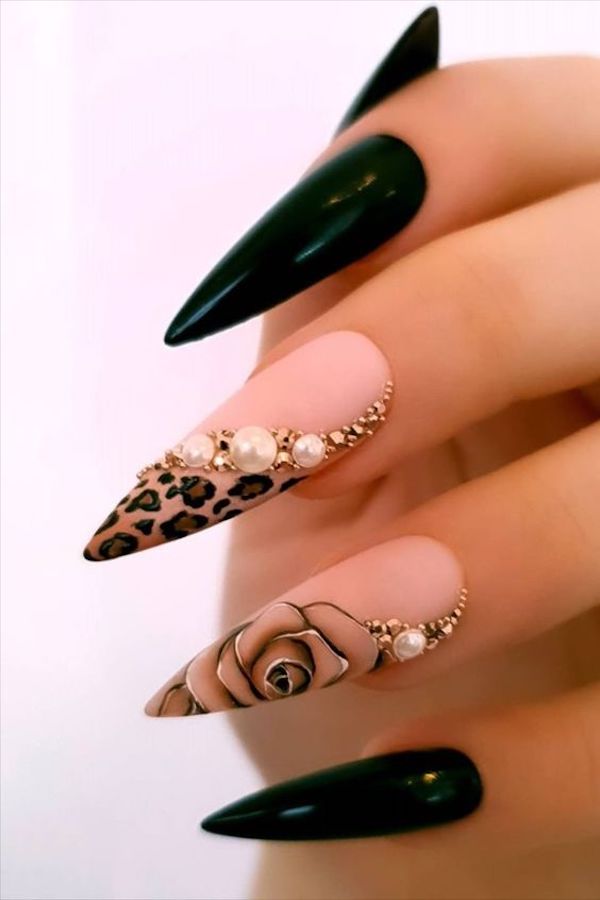 50 Cheetah Nail Designs