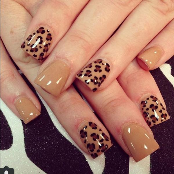 50 Cheetah Nail Designs