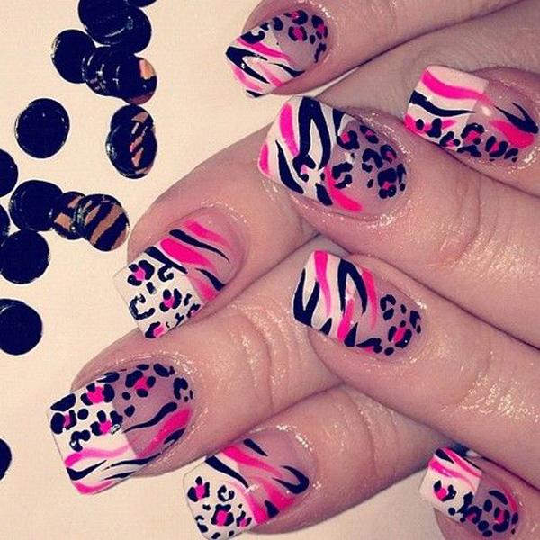 50 Cheetah Nail Designs