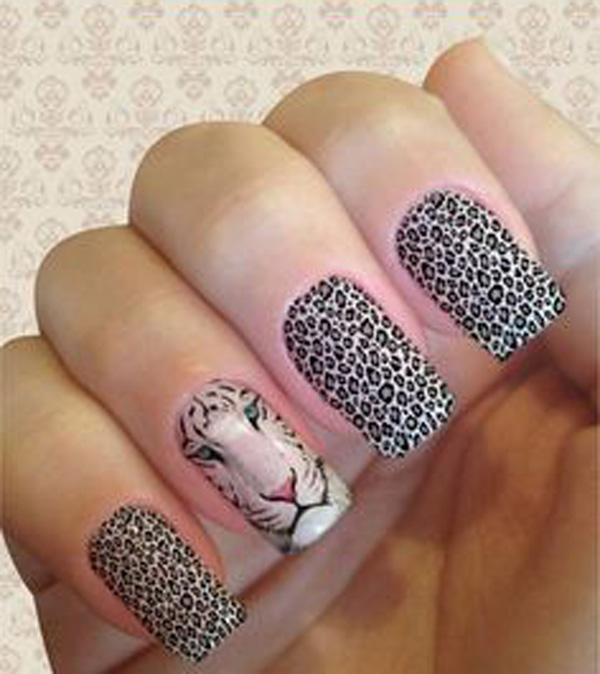 50 Cheetah Nail Designs