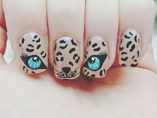50 Cheetah Nail Designs